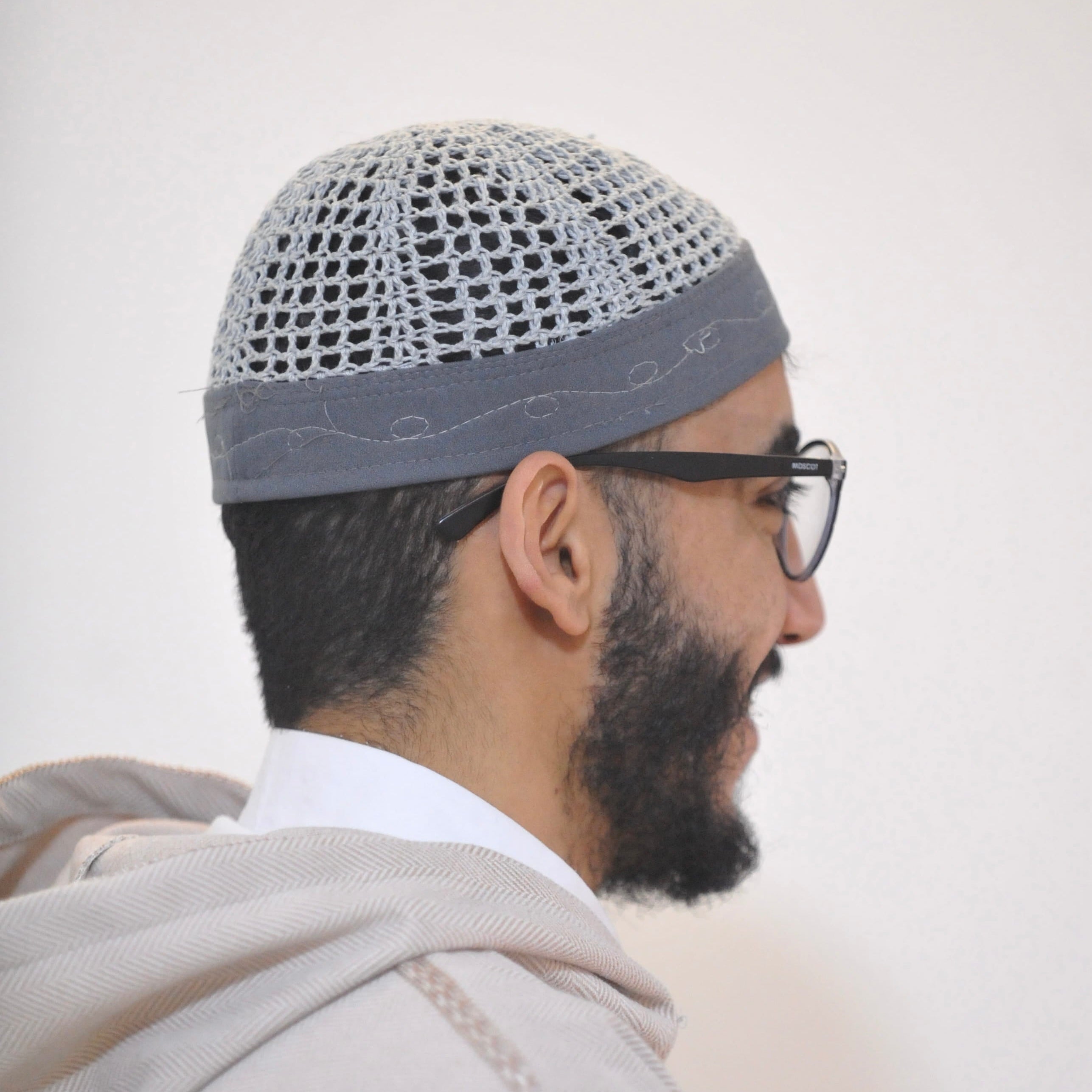 CHACHIA ÉGYPTIENNE GRIS CLAIR