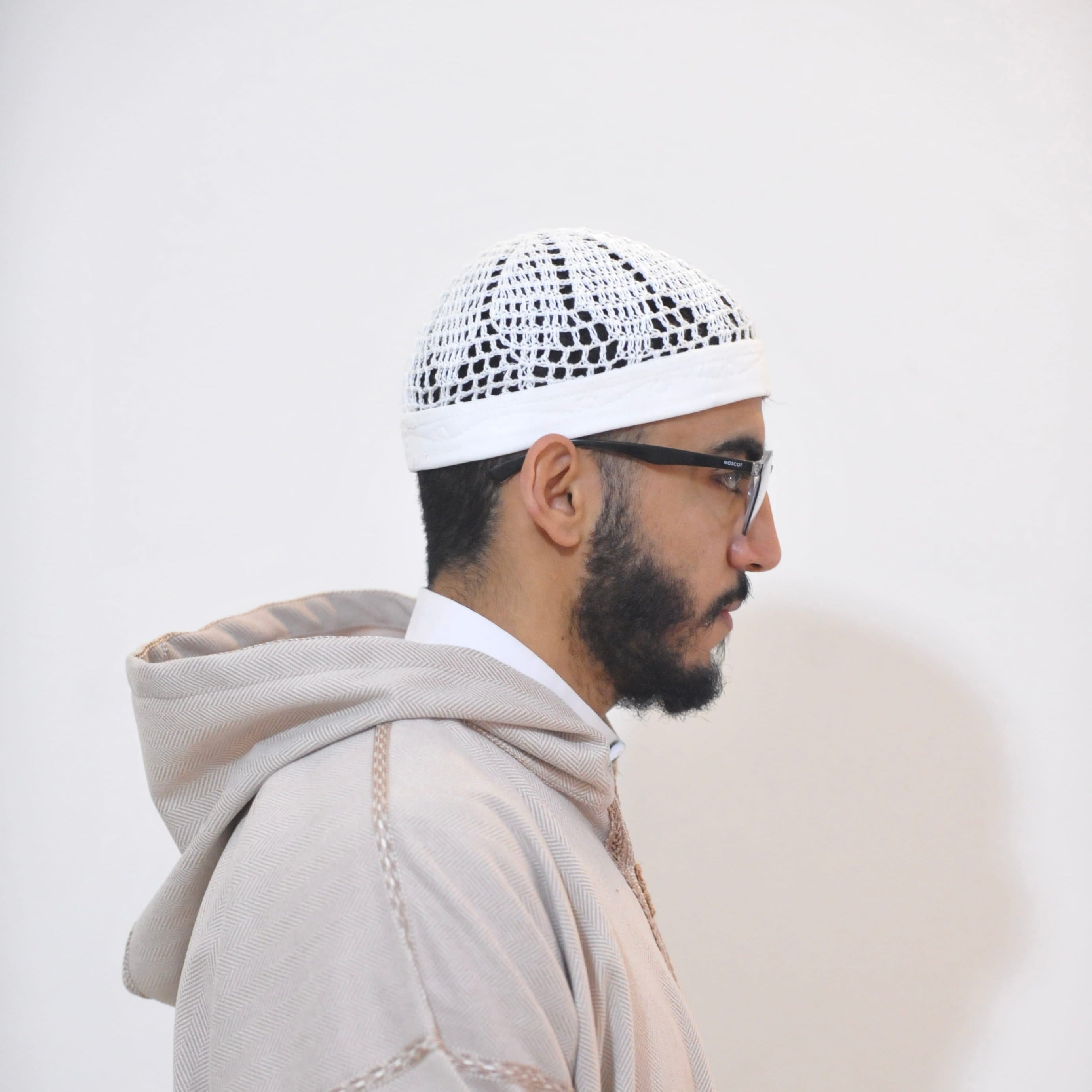 CHACHIA ÉGYPTIENNE BLANCHE