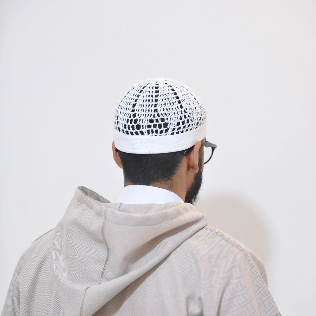 CHACHIA ÉGYPTIENNE BLANCHE